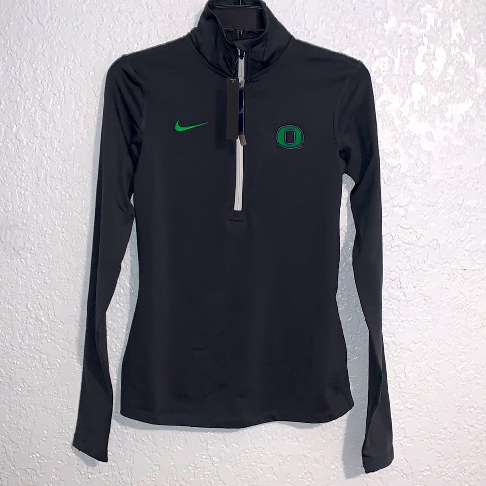 Nike Pro Dri-Fit Pullover Oregano Ducks NWT - Picture 1 of 7